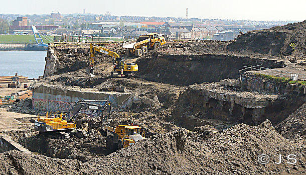 Large scale earthmoving