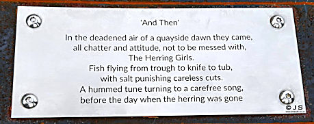 Herring girl plaque
