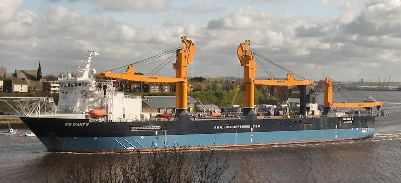 OIG Giant II outbound