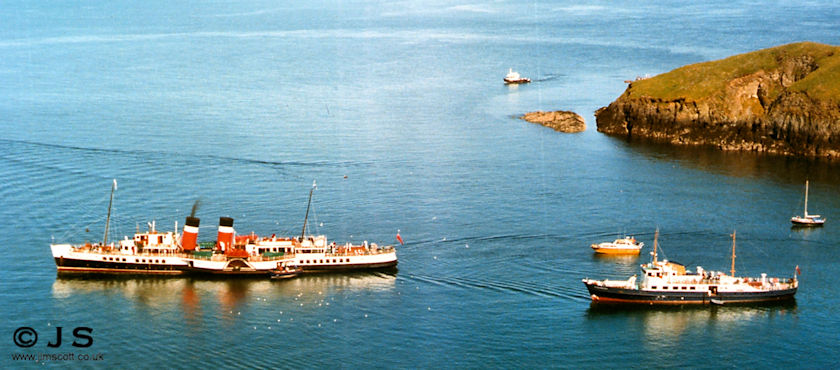 Waverley at Lundy Island