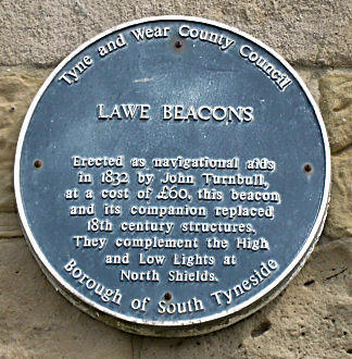 Lawe Beacons Plaque